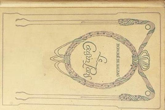 Le Cousin Pons - Honoré de Balzac - copertina