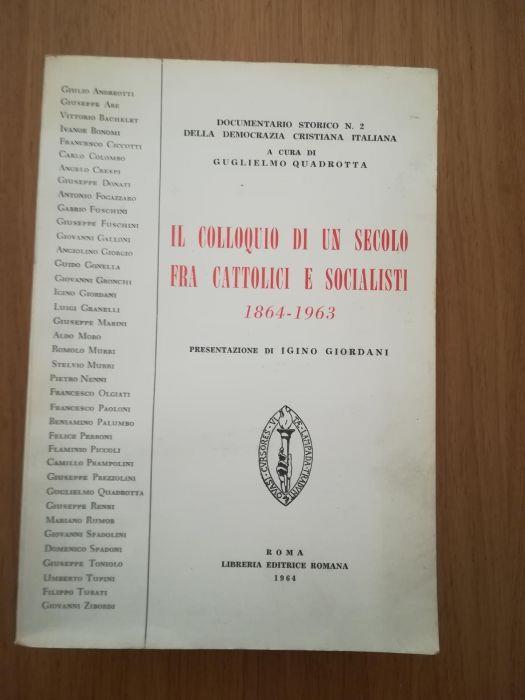 Il colloquio di un secolo fra cattolici e socialisti - copertina