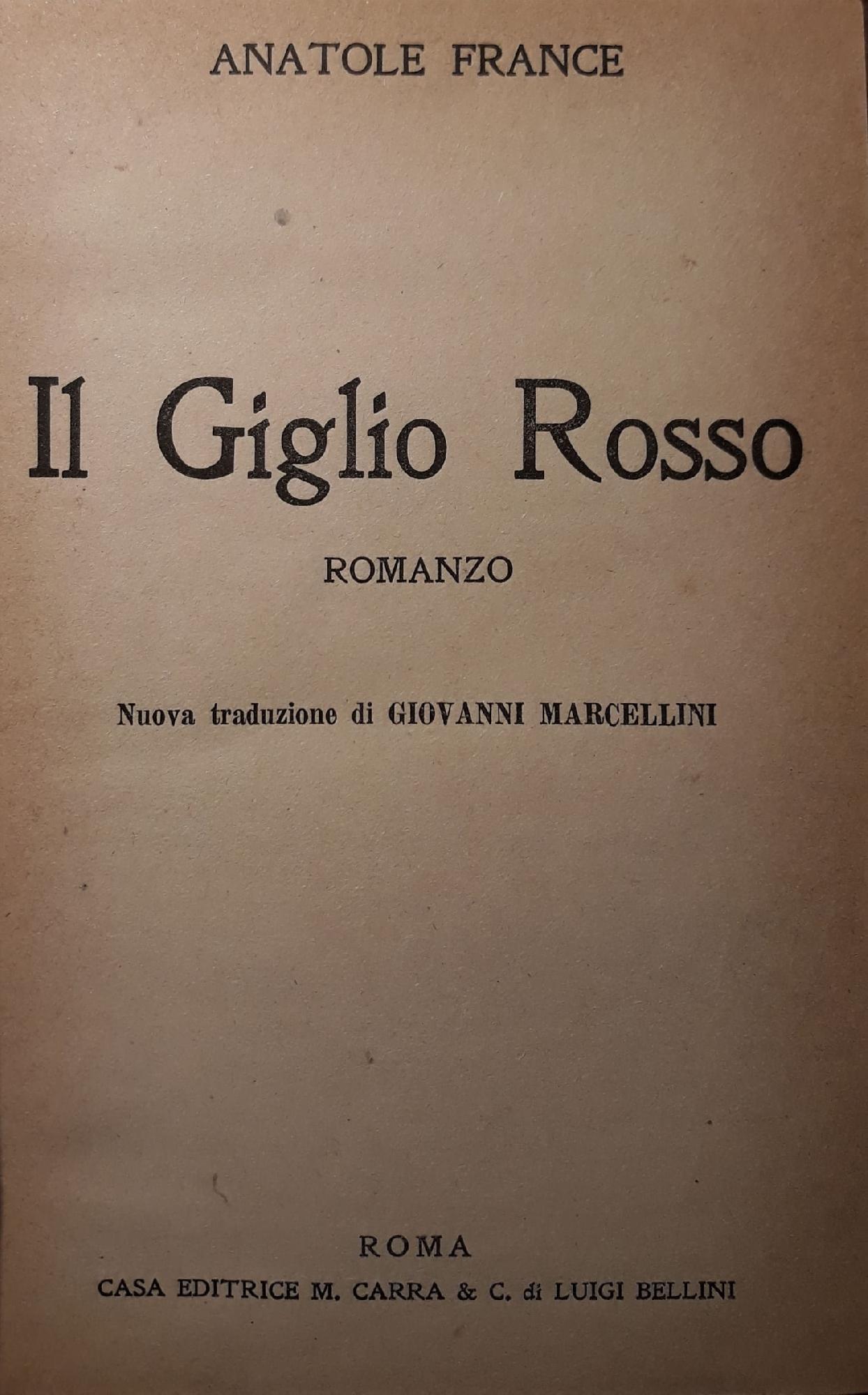 Il giglio rosso