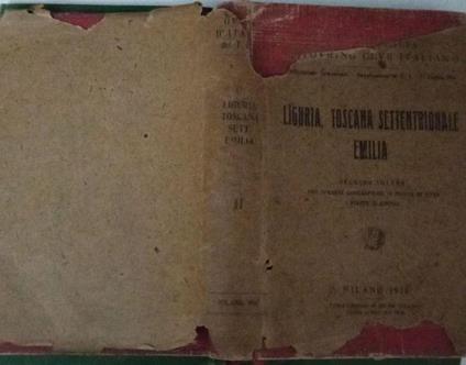 Guida D'Italia del Touring club Italiano Volume II - Luigi V. Bertarelli - copertina