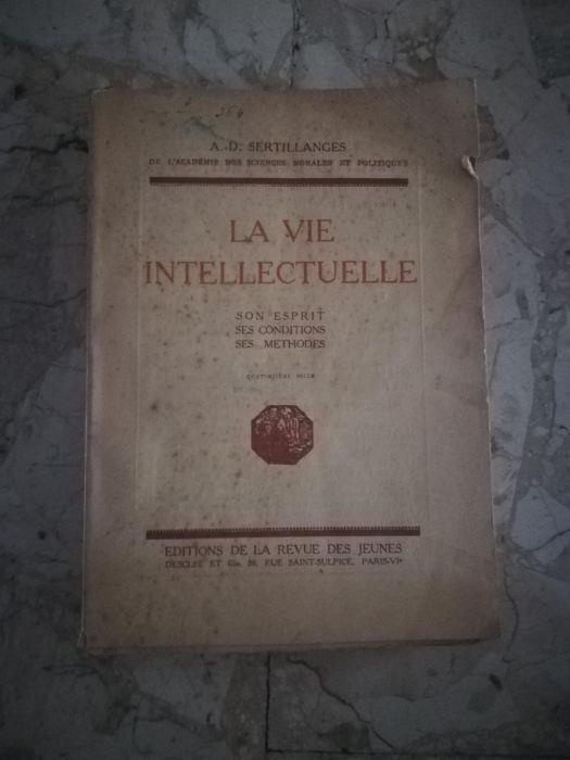 La vie intellectuelle - copertina