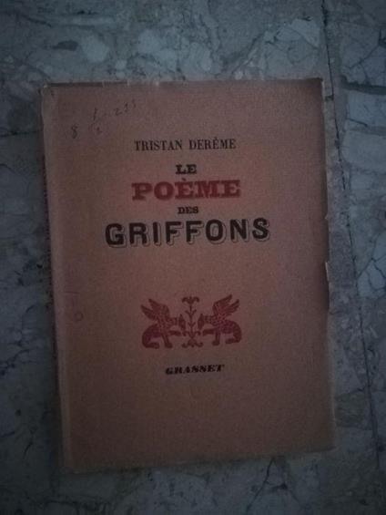 Le poeme des Griffons - copertina
