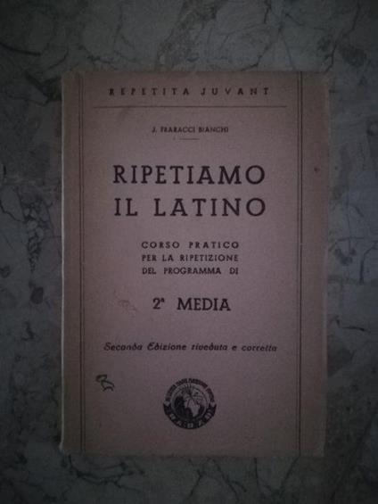 Ripetiamo il latino - copertina