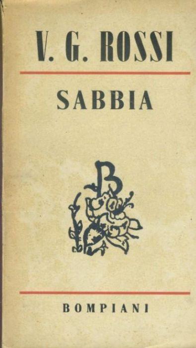 Sabbia - Vittoria Rossi - copertina