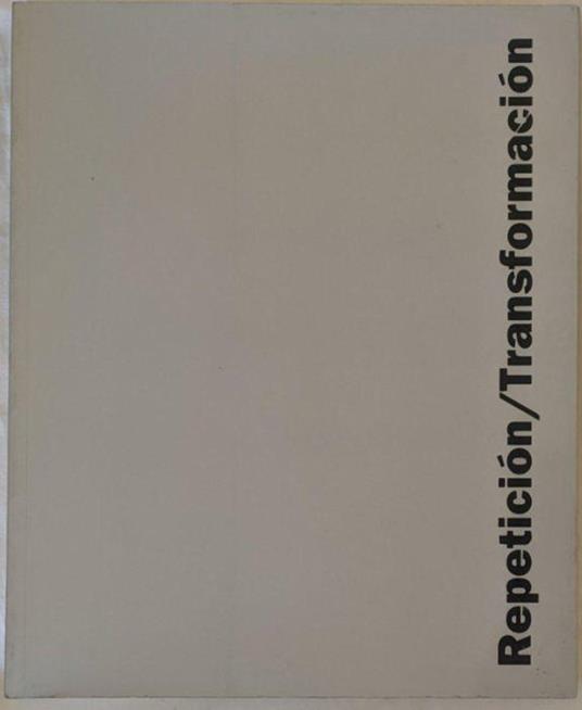 Repetición/Transformación - copertina