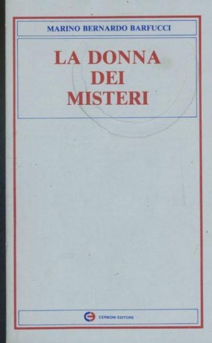 La donna dei misteri - Marino Bernardo Barfucci - copertina
