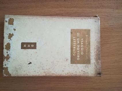 Viaggio di un povero letterato - Alfredo Panzini - copertina