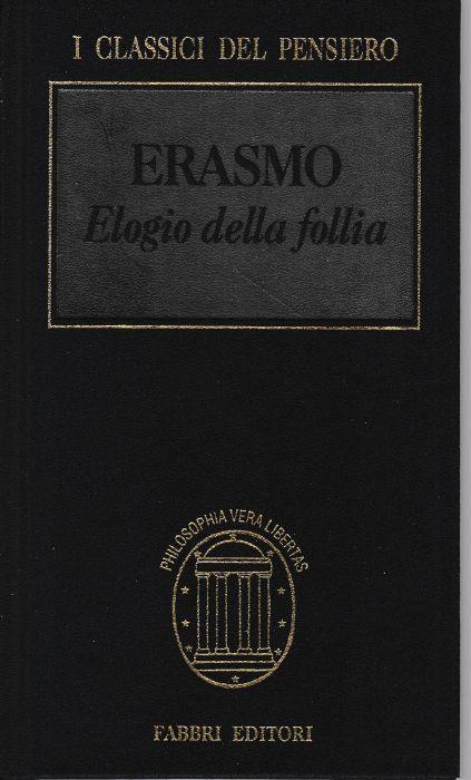Elogio della follia - Erasmo da Rotterdam - copertina