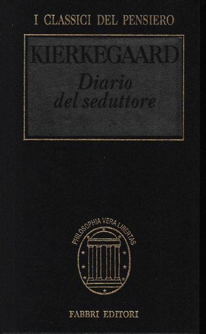 Diario del seduttore - Sören Kierkegaard - copertina