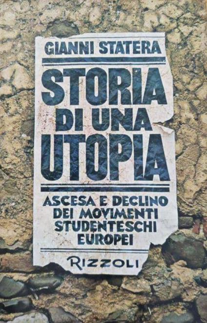 Storia di una utopia - Gianni Statera - copertina