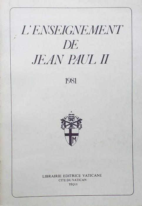 L' enseignement de Jean Paul II - 1981 - Giovanni Paolo II - copertina