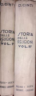 Storia delle religioni Volume I II