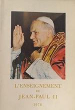 L' enseignement de Jean Paul II - 1978