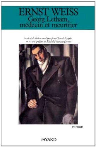 Georg Letham, médecin et meurtrier - Ernst Weiss - copertina
