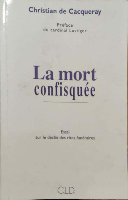 La mort confisquée - copertina