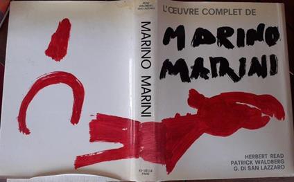 L' Oeuvre complet de Marino Marini - copertina