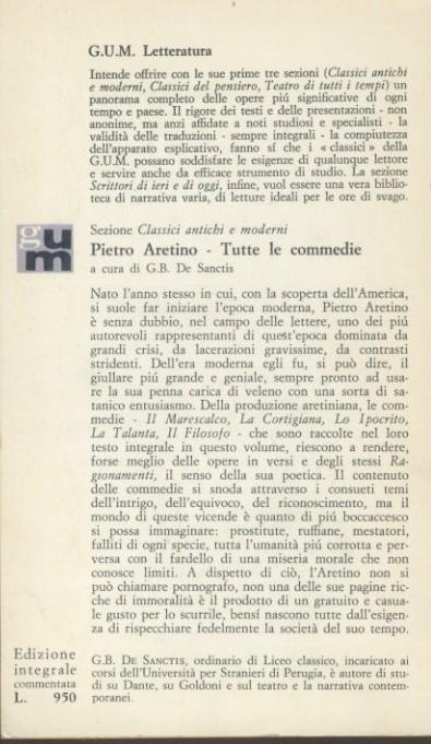 Tutte le commedie - Pietro Aretino - 2