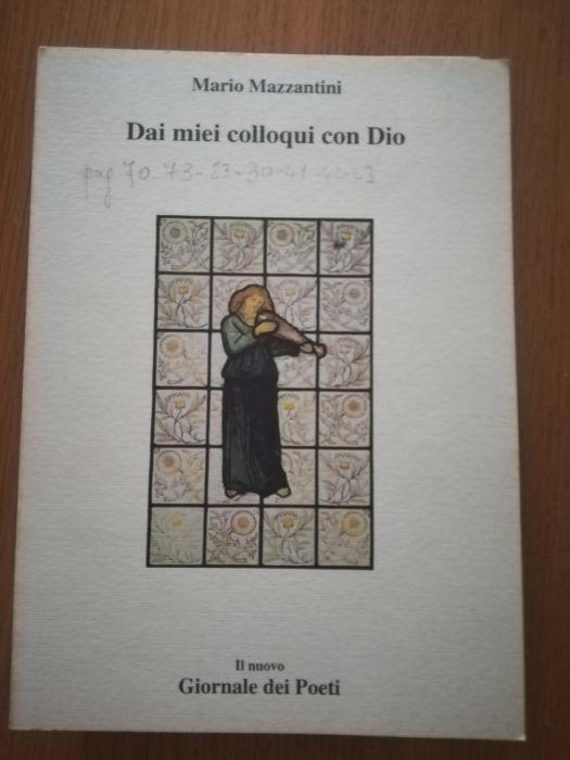 Dai miei colloqui cn Dio - Mario Mazzantini - copertina