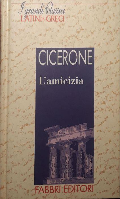 L' amicizia - M. Tullio Cicerone - copertina