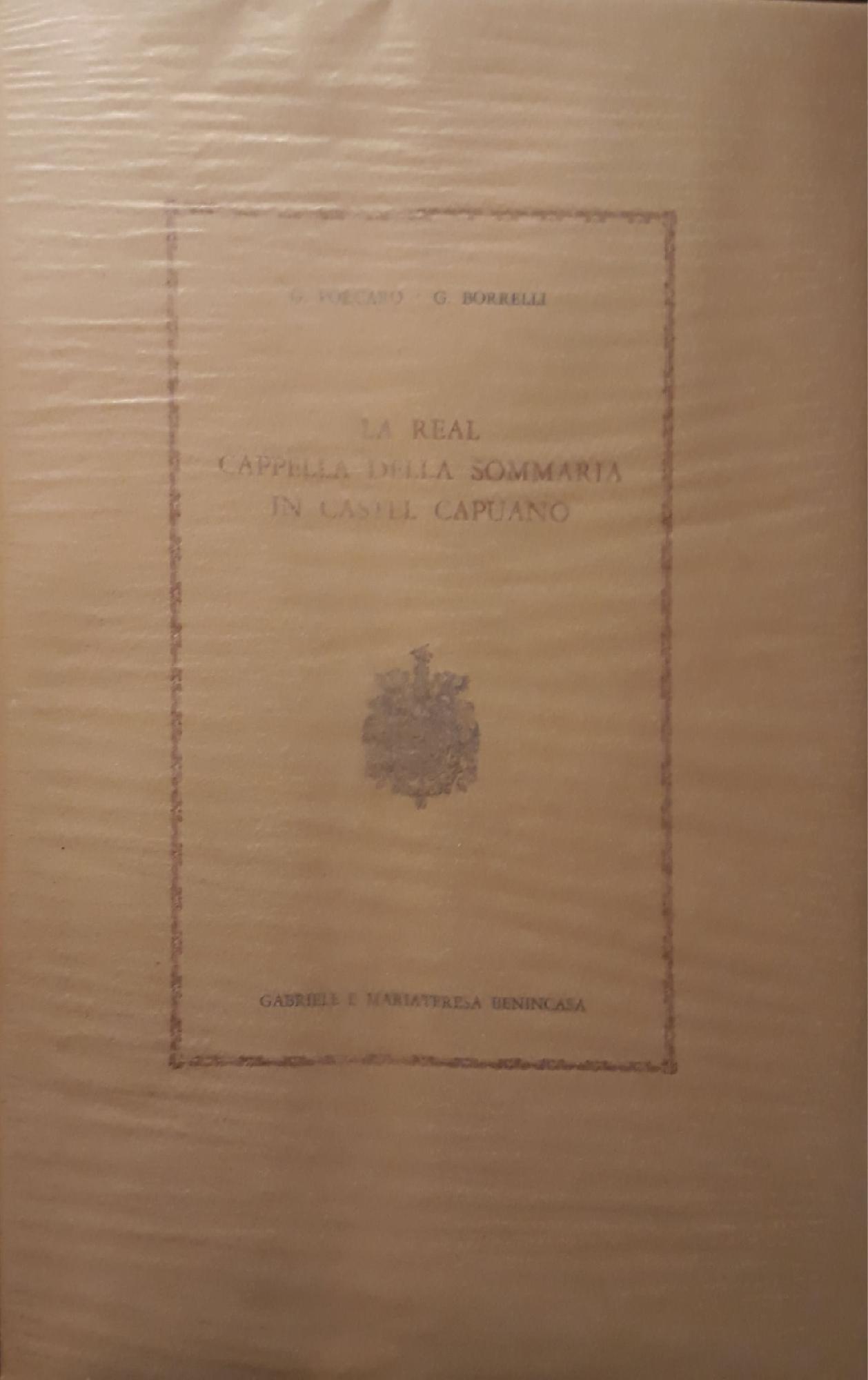 La real cappella della sommaria in Castel Capuano