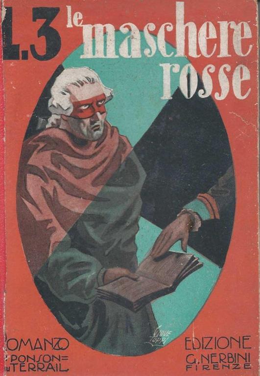 Le maschere rosse - Ponson du Terrail - copertina