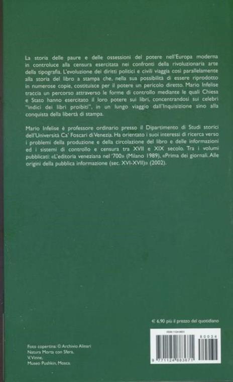 I libri proibiti.Da gutenberg all'Encyclopedie - Mario Infelise - 2