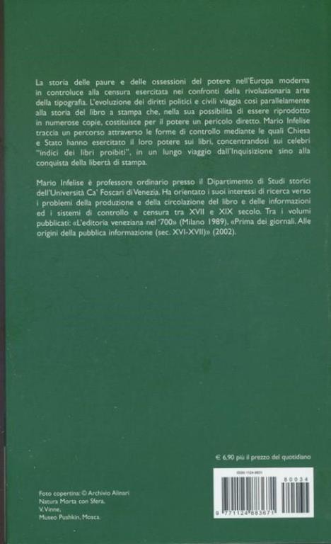 I libri proibiti.Da gutenberg all'Encyclopedie - Mario Infelise - 2
