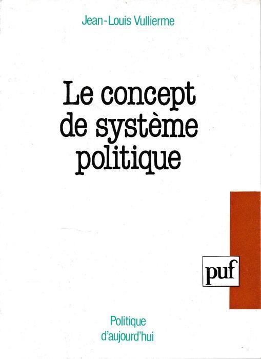 Le Concept de système politique - copertina