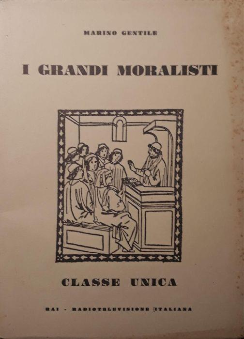 I grandi moralisti - Marino Gentile - copertina