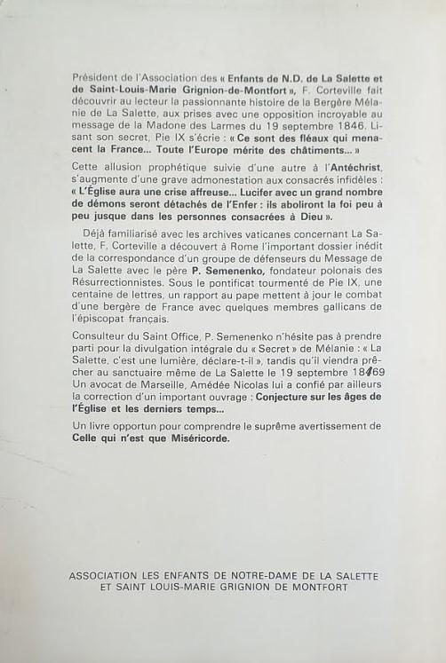 Pie IX. Le père Pierre Semenenko et les défenseurs du message de Notre-Damede La Salette - 2
