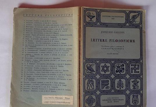 Lettere filosofiche - Pasquale Galluppi - copertina
