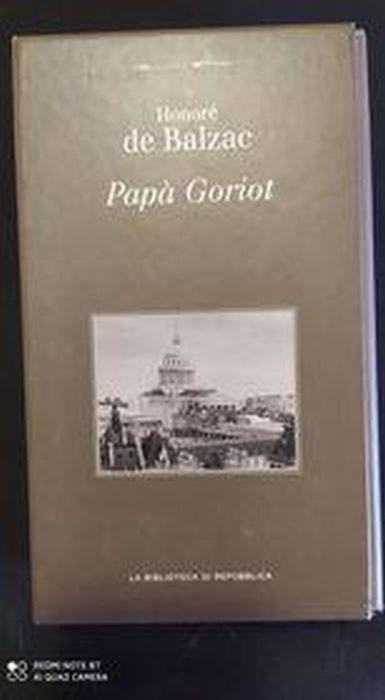 Papà Goriot - Honoré de Balzac - copertina