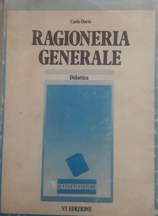 Ragioneria generale - Carlo Oneto - copertina