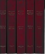 Annuario delle Biblioteche Italiane. 5 volumi