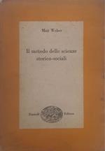 Il metodo delle scienze storico-sociali