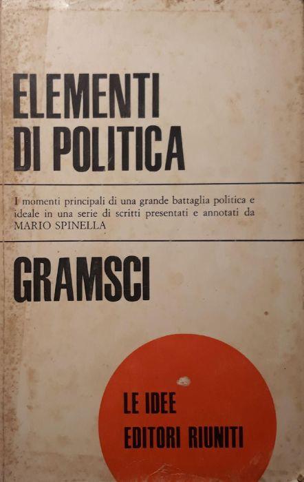 Elementi di politica - Antonio Gramsci - copertina