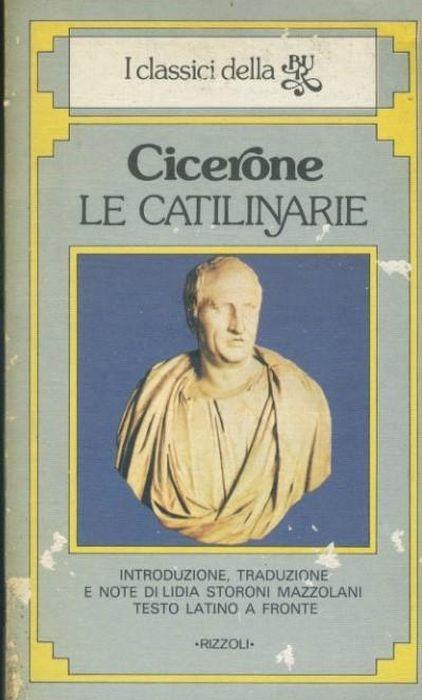 Le catilinarie - M. Tullio Cicerone - copertina