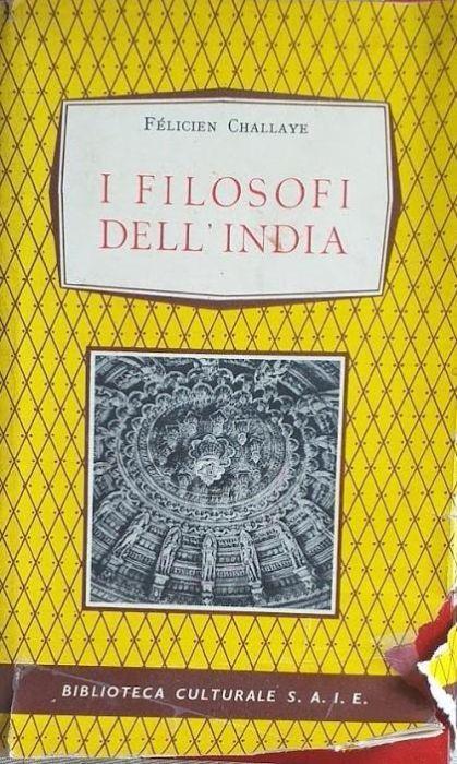 I filosofi dell'India - Félicien Challaye - copertina