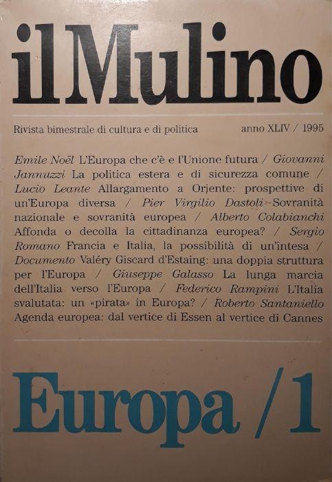 Il Mulino n.1/1995 - copertina