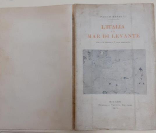 L' Italia e il mar di Levante - Paolo Revelli - copertina