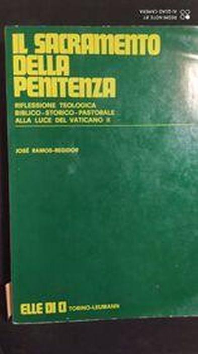 Il sacramento della penitenza - copertina