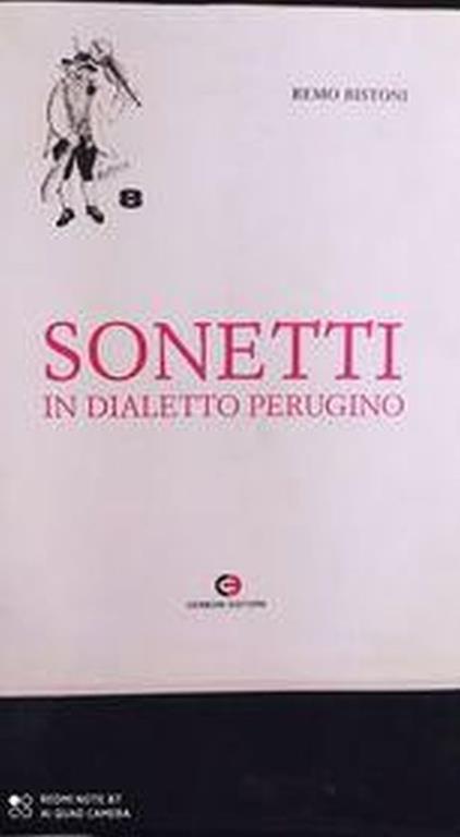 Sonetti in dialetto perugino - Remo Bistoni - copertina
