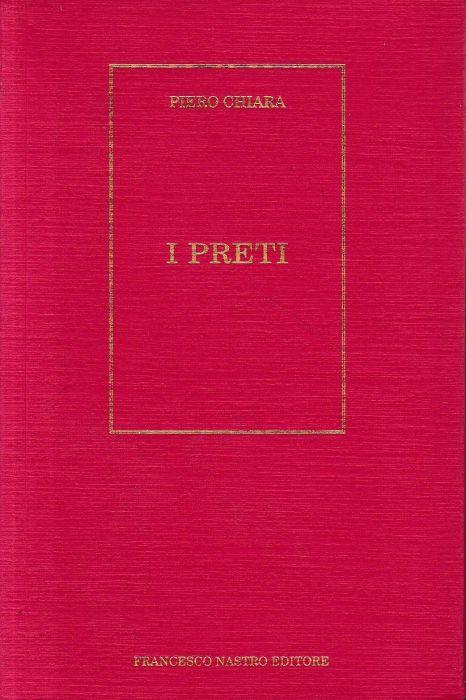 I Preti - Piero Chiara - copertina