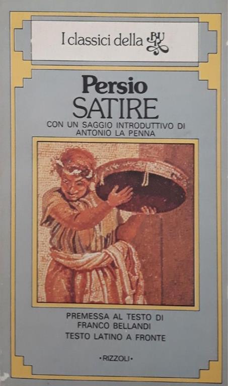 Satire - A. Flacco Persio - copertina