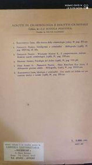 Ideologia e criminalità - Leon Radzinowicz - copertina