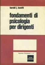 Fondamenti di psicologia per dirigenti