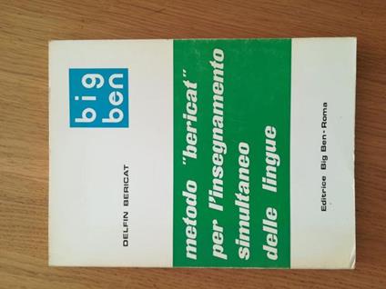 Metodo "bericat" per l'insegnamento simultaneo delle lingue - copertina
