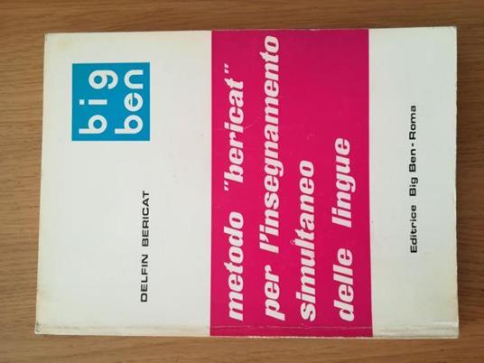 Metodo "bericat" per l'insegnamento simultaneo delle lingue - copertina