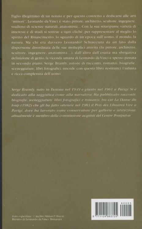 Leonardo da Vinci. Volume primo - Serge Bramly - 2