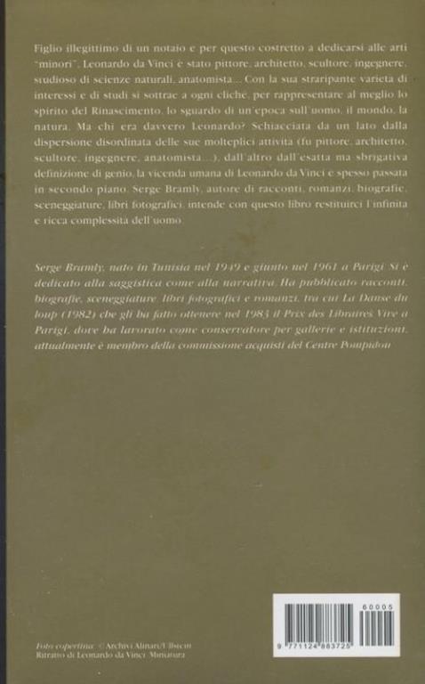 Leonardo da Vinci. Volume primo - Serge Bramly - 2